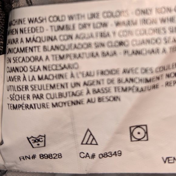 Gloria Vanderbilt jeans 18 short gray tapered leg - Picture 5 of 8